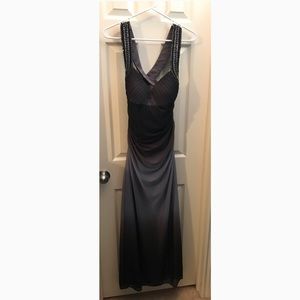 Black Criss Cross Gown